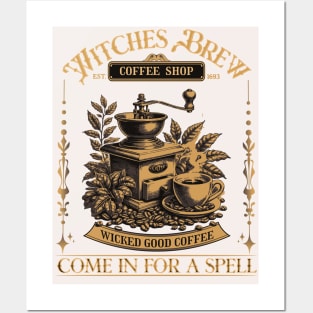 Witches Brew Coffee House Posters and Art